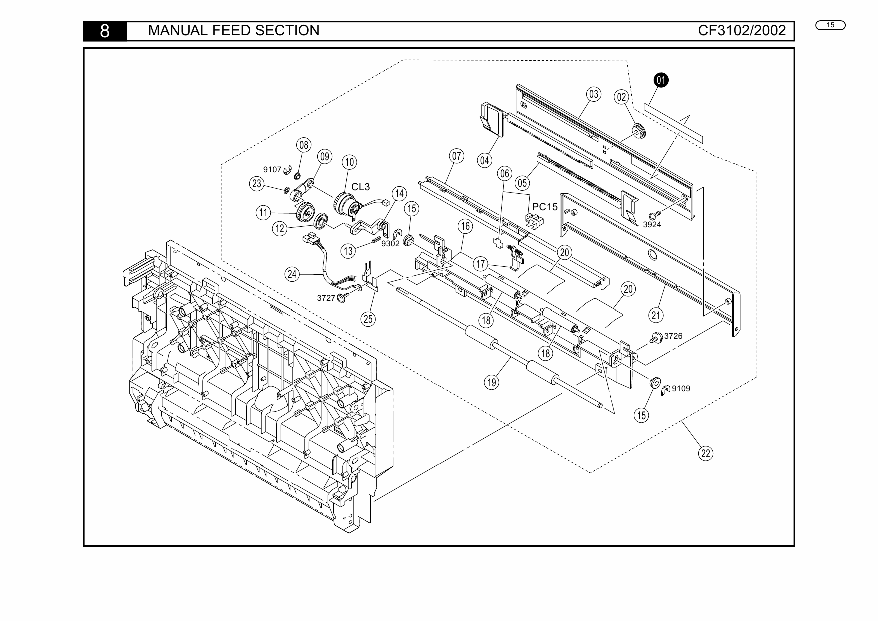 Konica-Minolta MINOLTA CF2002 3102 Parts Manual-2